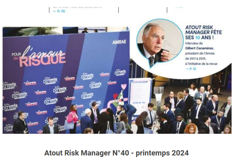 Article revue 40<sup>ème</sup>
 Atout Risk Manager AMRAE